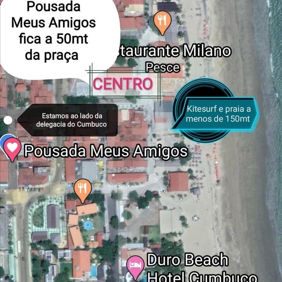 Casa Meus Amigos Kitesurf In The Center Of Cumbuco Hotell Eksteriør bilde